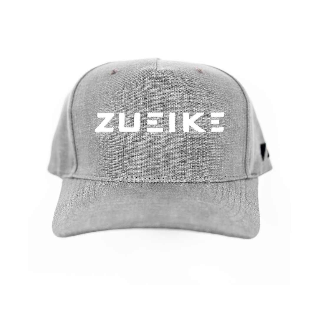 Grey Linen Classic Raised A-Frame Hat
