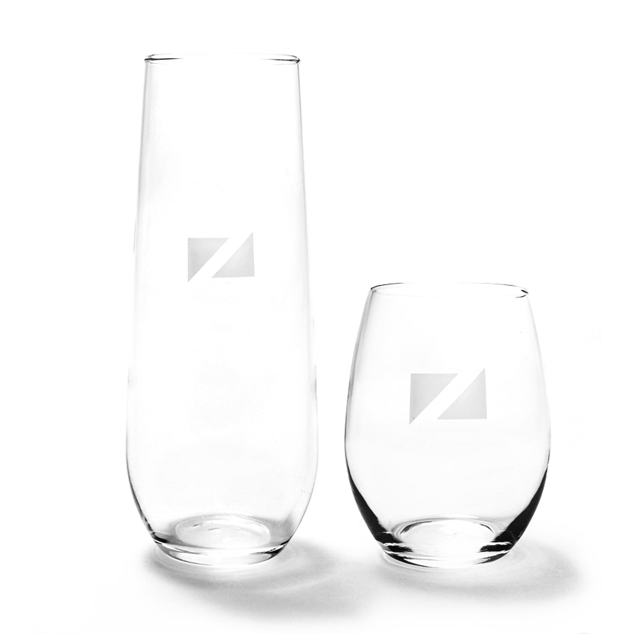 Unwine Stemless Glass and Flute Bundle