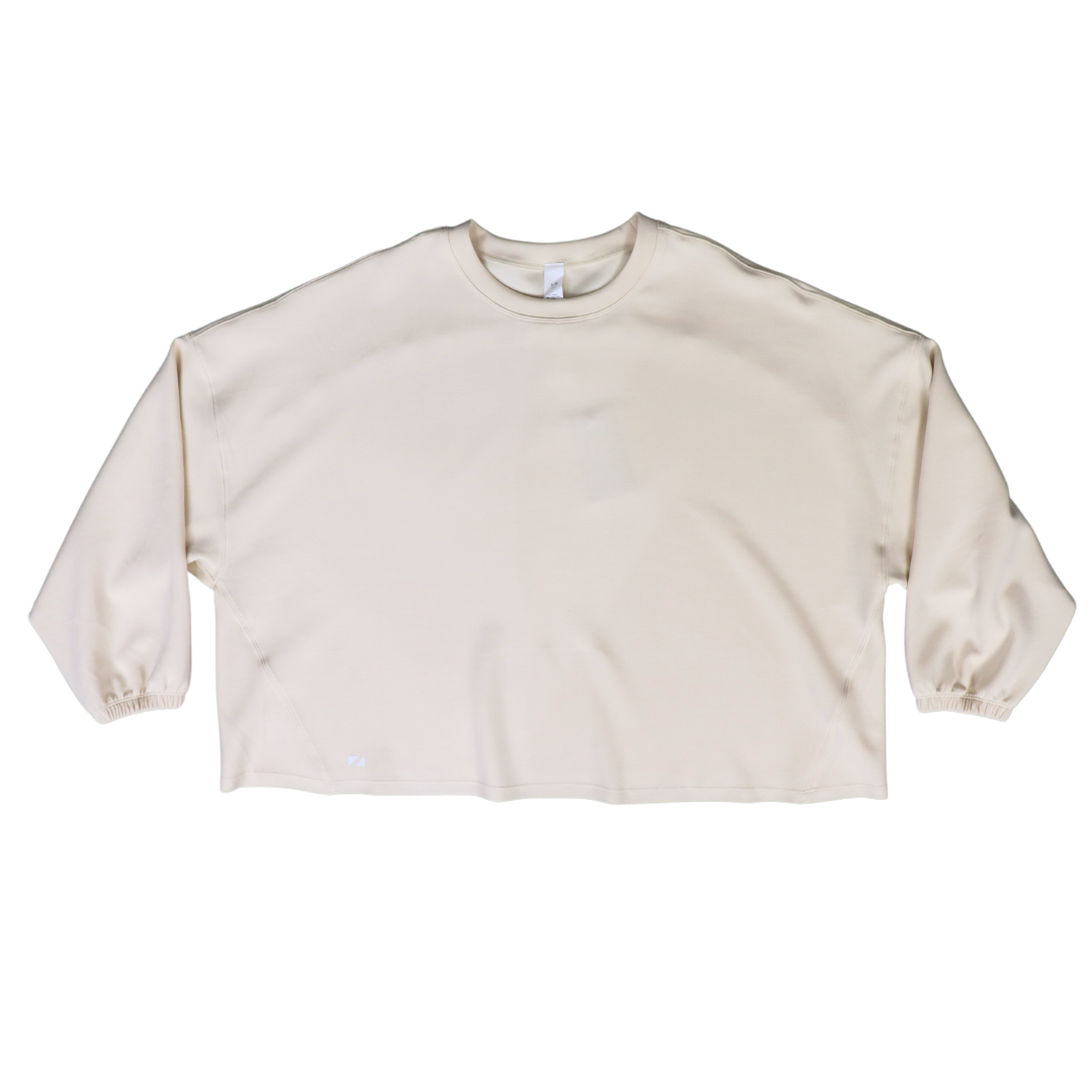 Zen Ladies Oversized Crop Crewneck