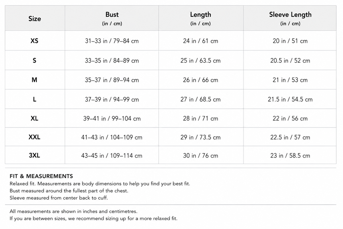 Size Guide