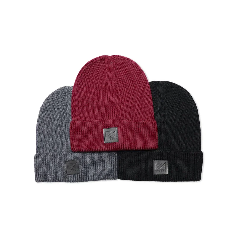 Bundle Three Merino Wool Beanie