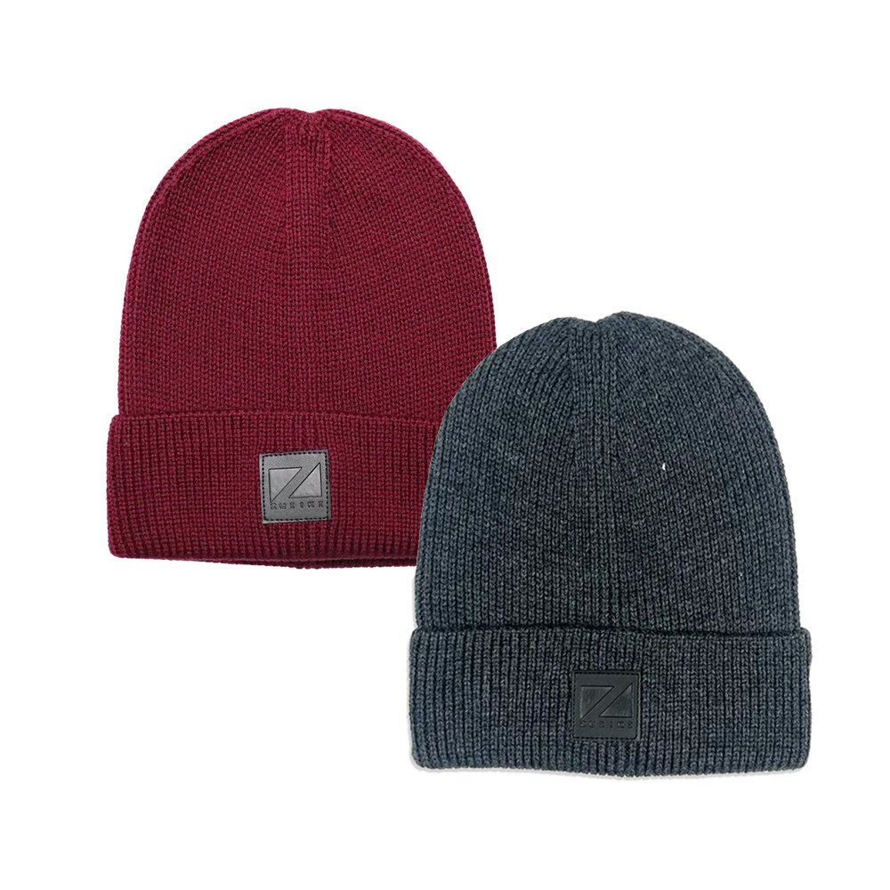 Bundle Two Merino Wool Beanie