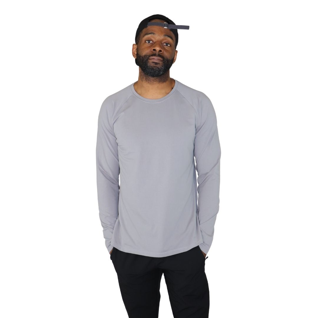 luxe lounge long sleeve shirt