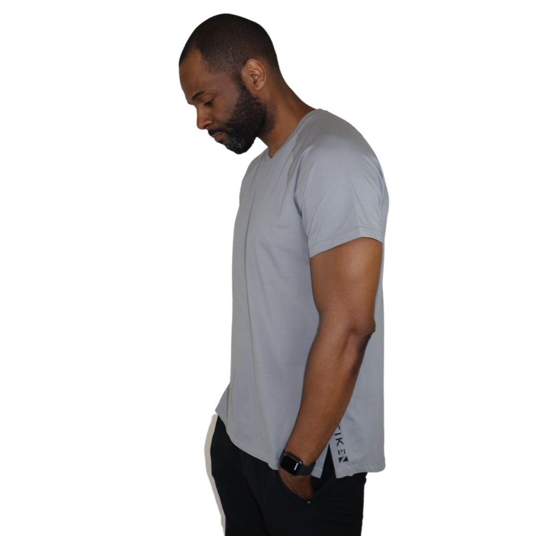 Luxe Short Sleeve Split Tee