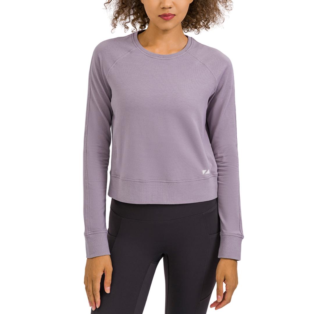 RLX Cropped Long Sleeve Crew